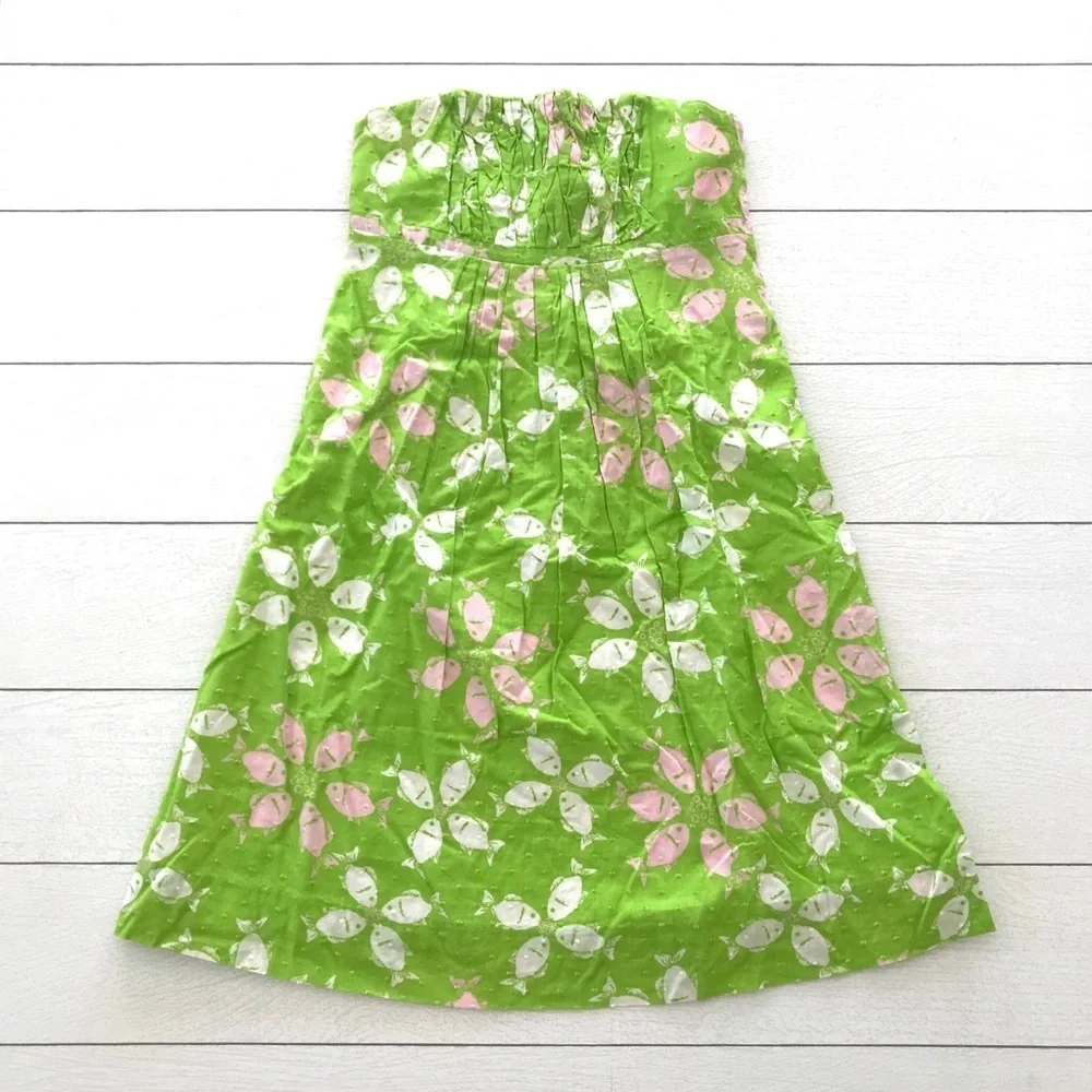 Lilly Pulitzer || Riding the Wave Strapless Dress